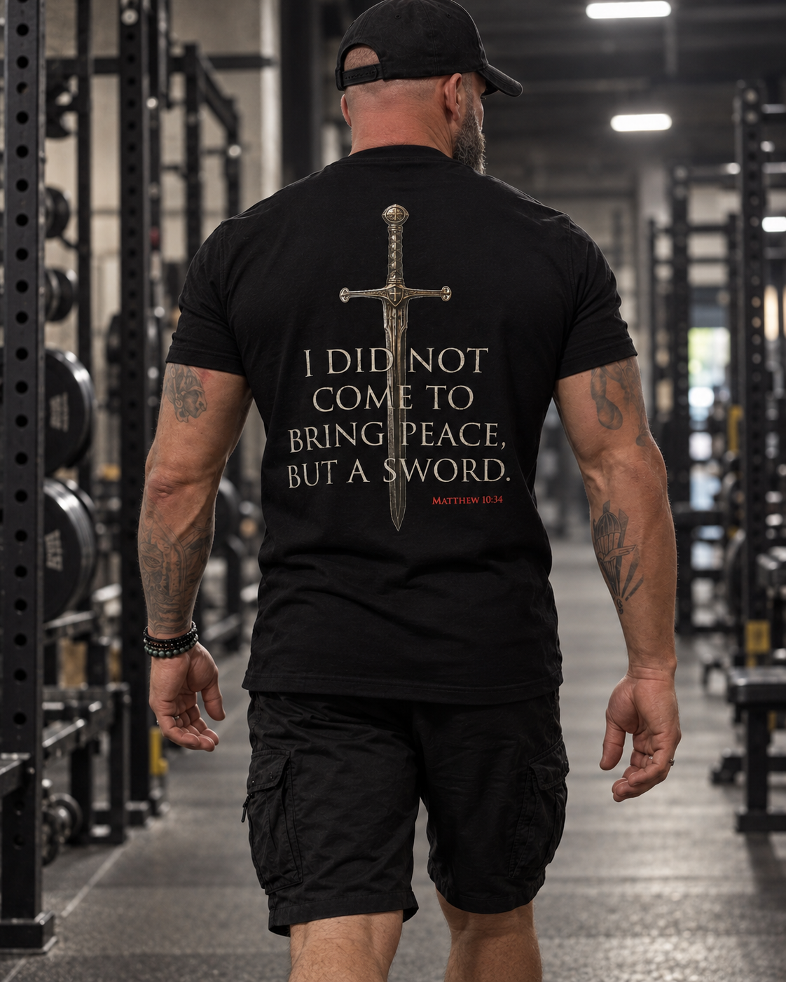Тениска - I did not come to bring peace, but a sword